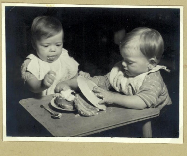 Et års fødselsdag 31.1.52 på Tøjmestervej