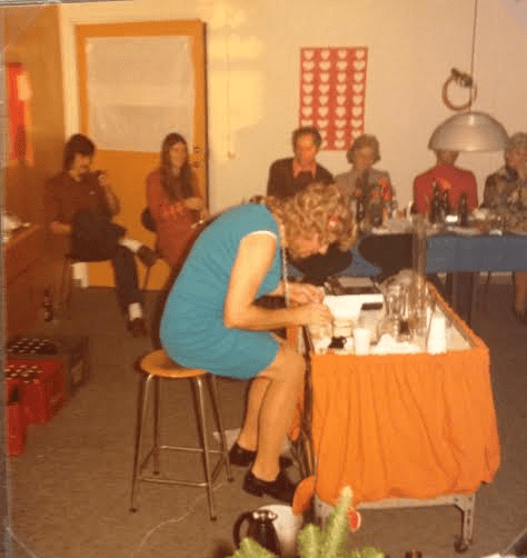 Fars optræden med laboritoriet