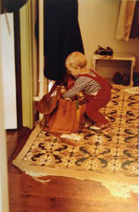 Andreas roder i min arbejdstaske 1981-1