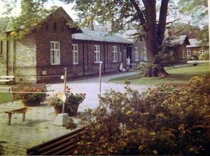 Billede af det nu nedrevne Blegdamshospital Nørrebro