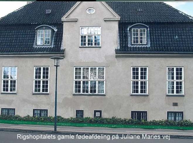 Rigshospitalets gamle fødegang på Juliane Mariesvej