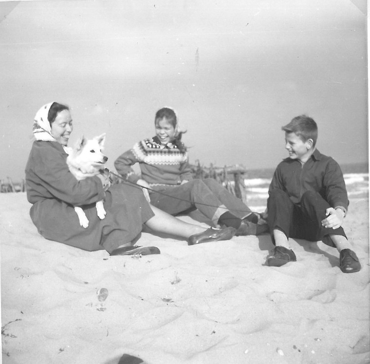 Mor banik, jeg og Torben sep.1962